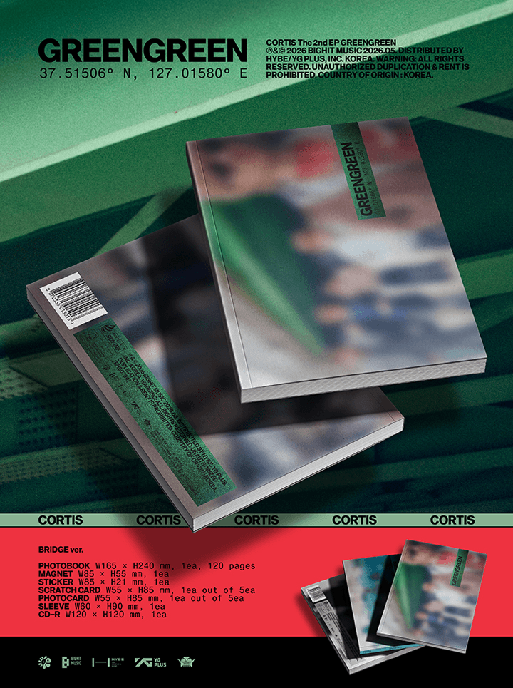 [PREORDER] CORTIS 2nd Mini Album 'GREENGREEN'