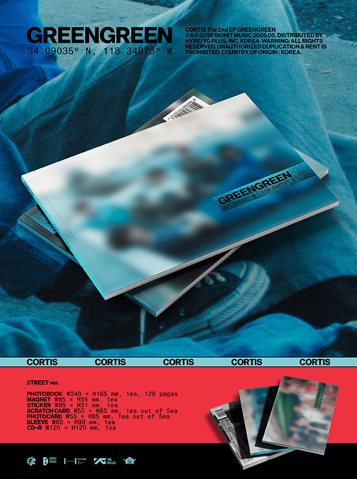 [PREORDER] CORTIS 2nd Mini Album 'GREENGREEN'