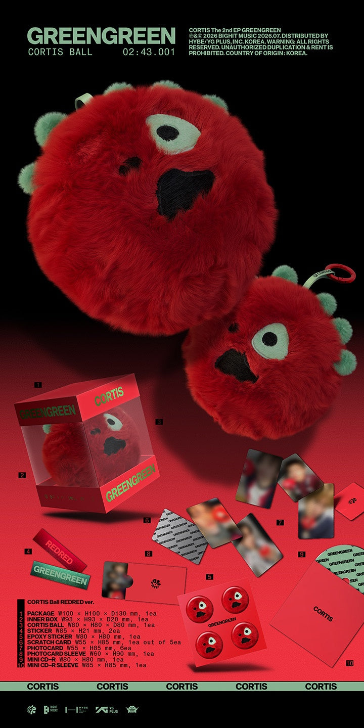 [PREORDER] CORTIS 2nd Mini Album 'GREENGREEN' (CORTIS Ball Ver.)