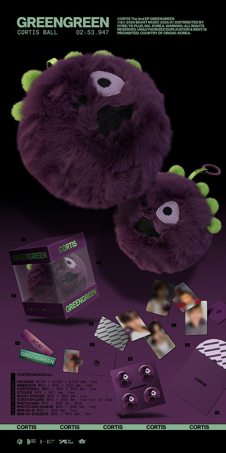 [PREORDER] CORTIS 2nd Mini Album 'GREENGREEN' (CORTIS Ball Ver.)