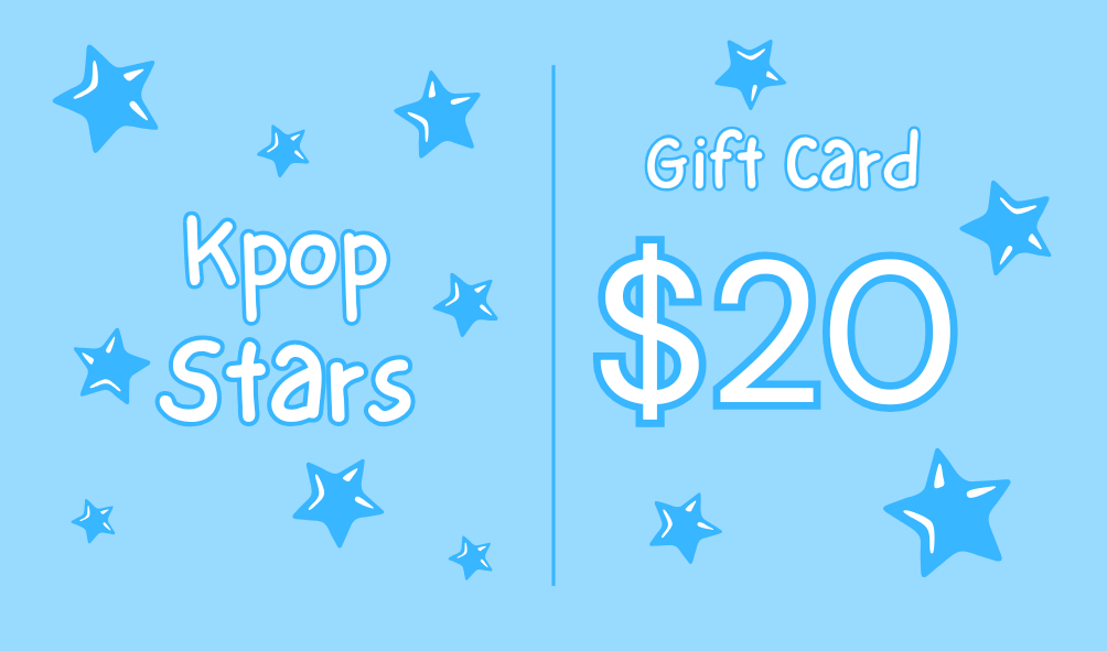 Kpop Stars Gift Card