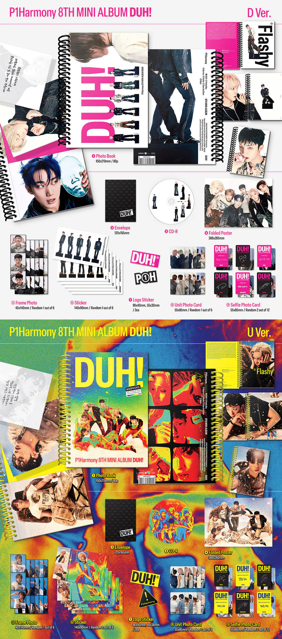 P1Harmony 8th Mini Album 'DUH!'