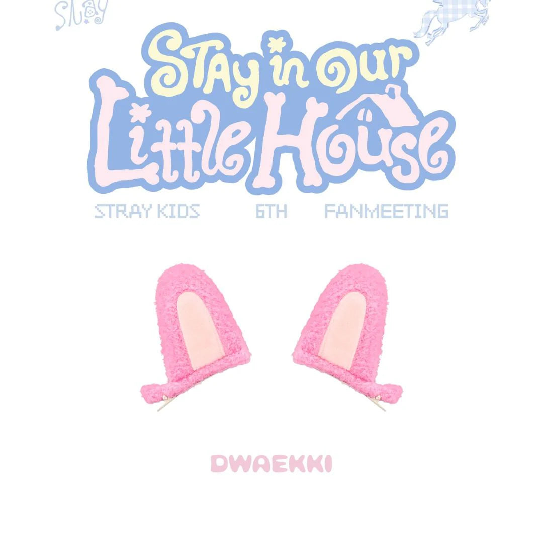 Stray Kids 6th Fanmeeting ‘STAY in Our Little House’ Official MD - SKZOO Plush Hair Pin