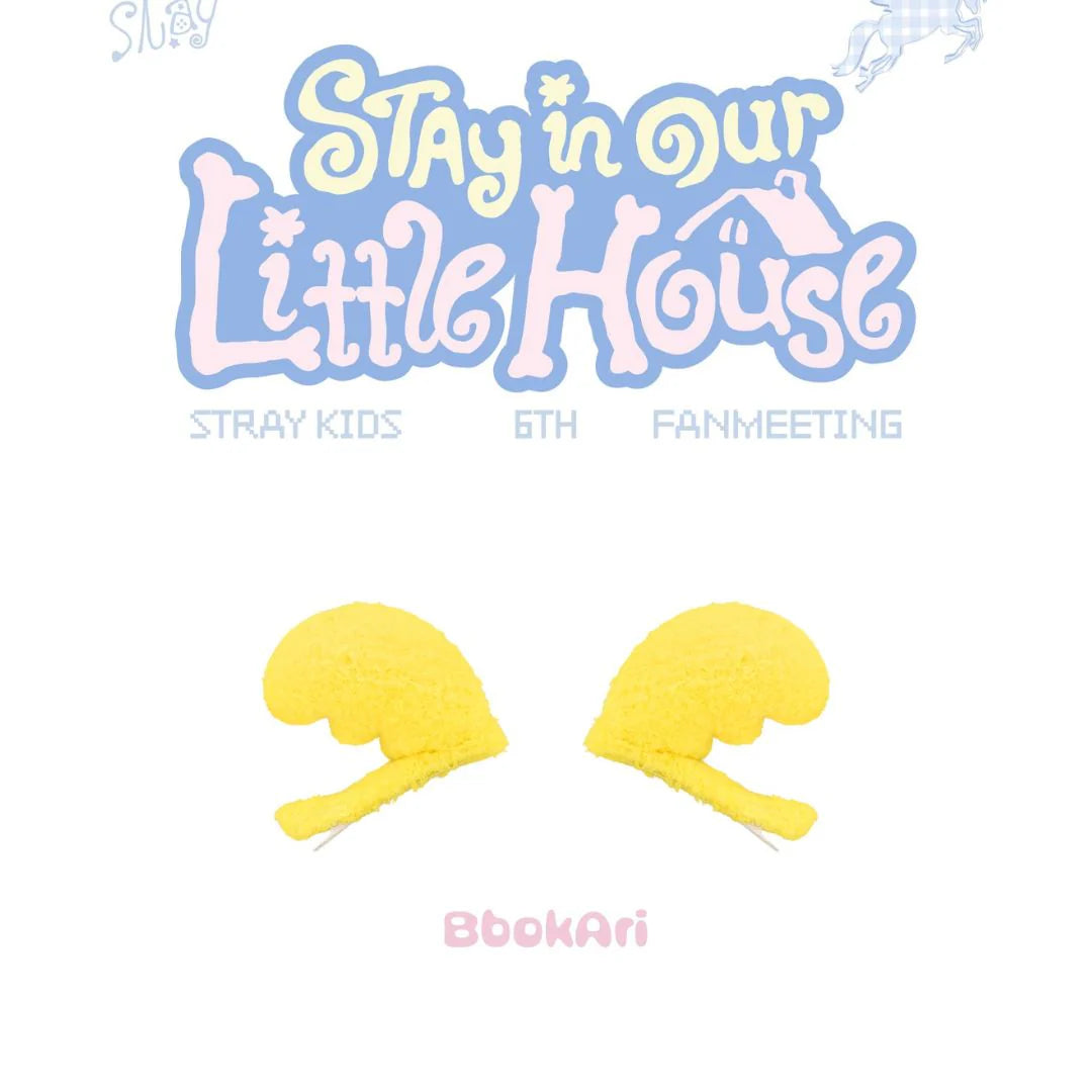 Stray Kids 6th Fanmeeting ‘STAY in Our Little House’ Official MD - SKZOO Plush Hair Pin
