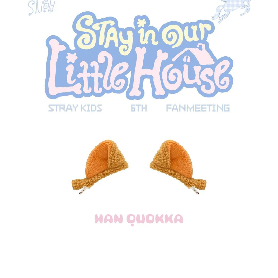 Stray Kids 6th Fanmeeting ‘STAY in Our Little House’ Official MD - SKZOO Plush Hair Pin