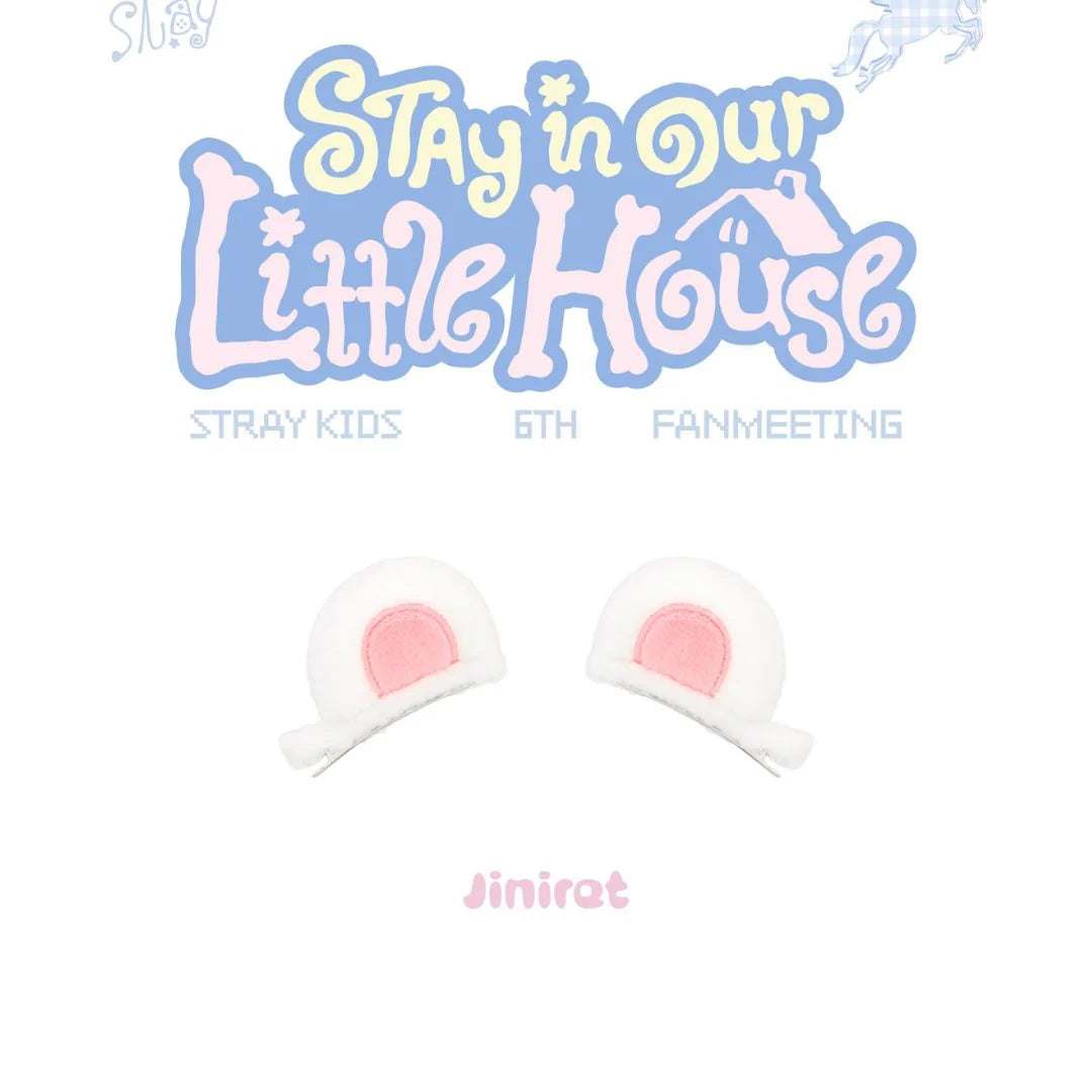 Stray Kids 6th Fanmeeting ‘STAY in Our Little House’ Official MD - SKZOO Plush Hair Pin