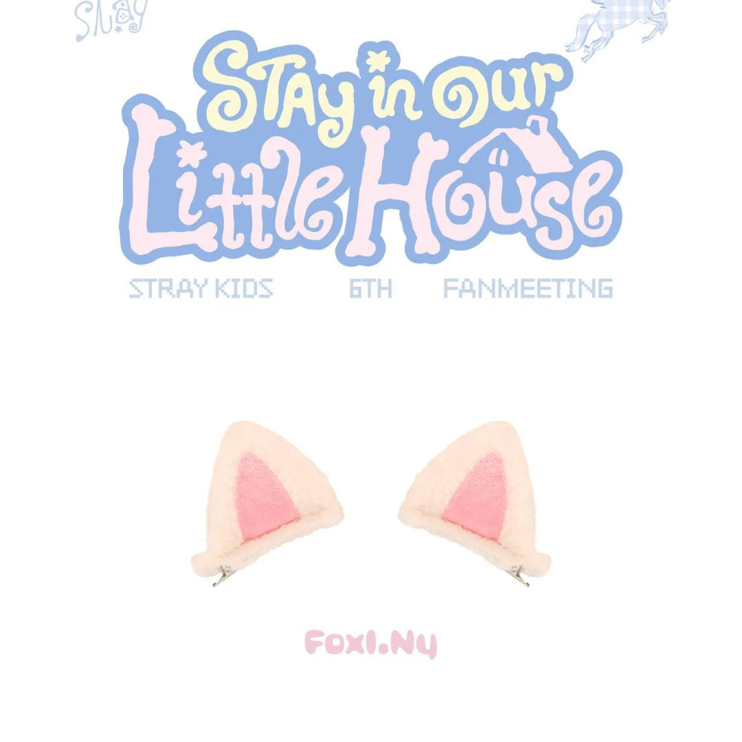 Stray Kids 6th Fanmeeting ‘STAY in Our Little House’ Official MD - SKZOO Plush Hair Pin