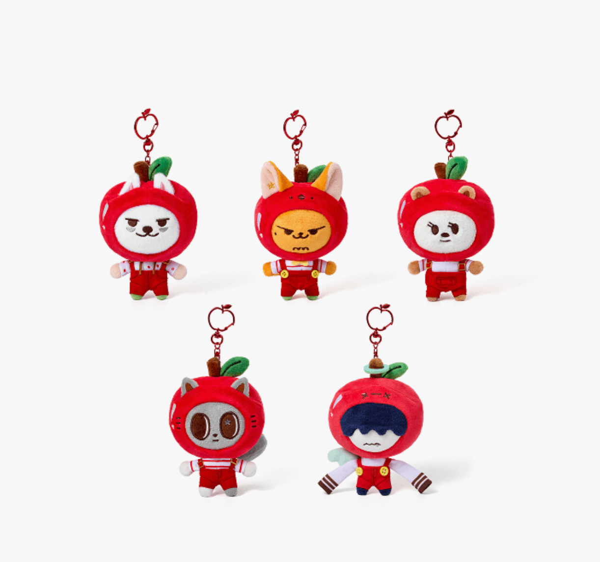 TOMORROW X TOGETHER PPULBATU <Hey! APPUL> Official MD - Plush Keyring (Apple Ver.)