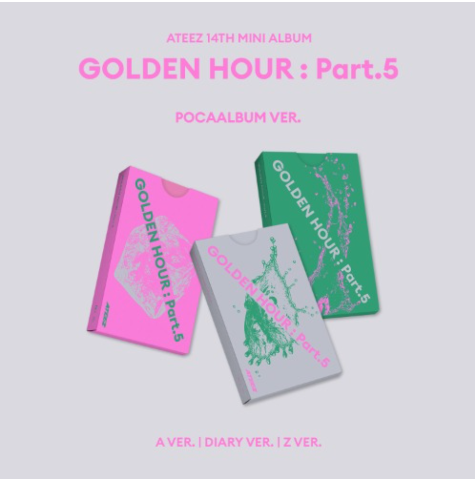 [PREORDER] ATEEZ 14 Mini Album 'GOLDEN HOUR : Part.5' (POCAALBUM)