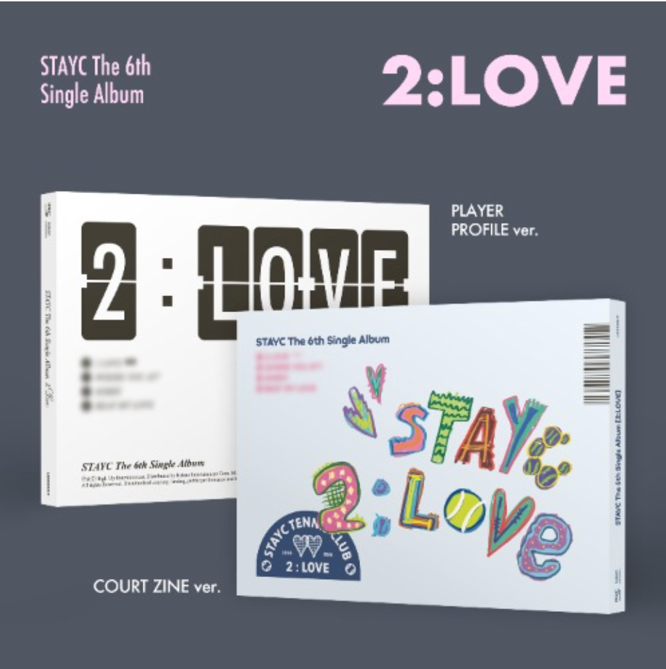 [PREORDER] STAYC 6th Single '2:LOVE' (COURT ZINE ver. / PLAYER PROFILE ver.)