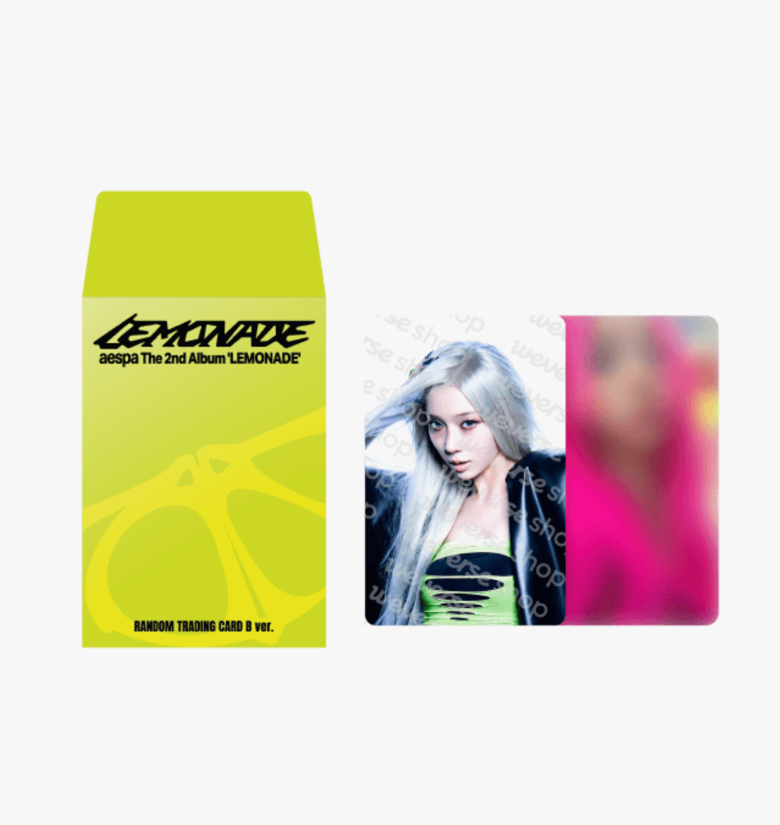 [PREORDER] aespa WEEK – MAKE IT LEMONADE Official Merch - RANDOM TRADING CARD_B ver.