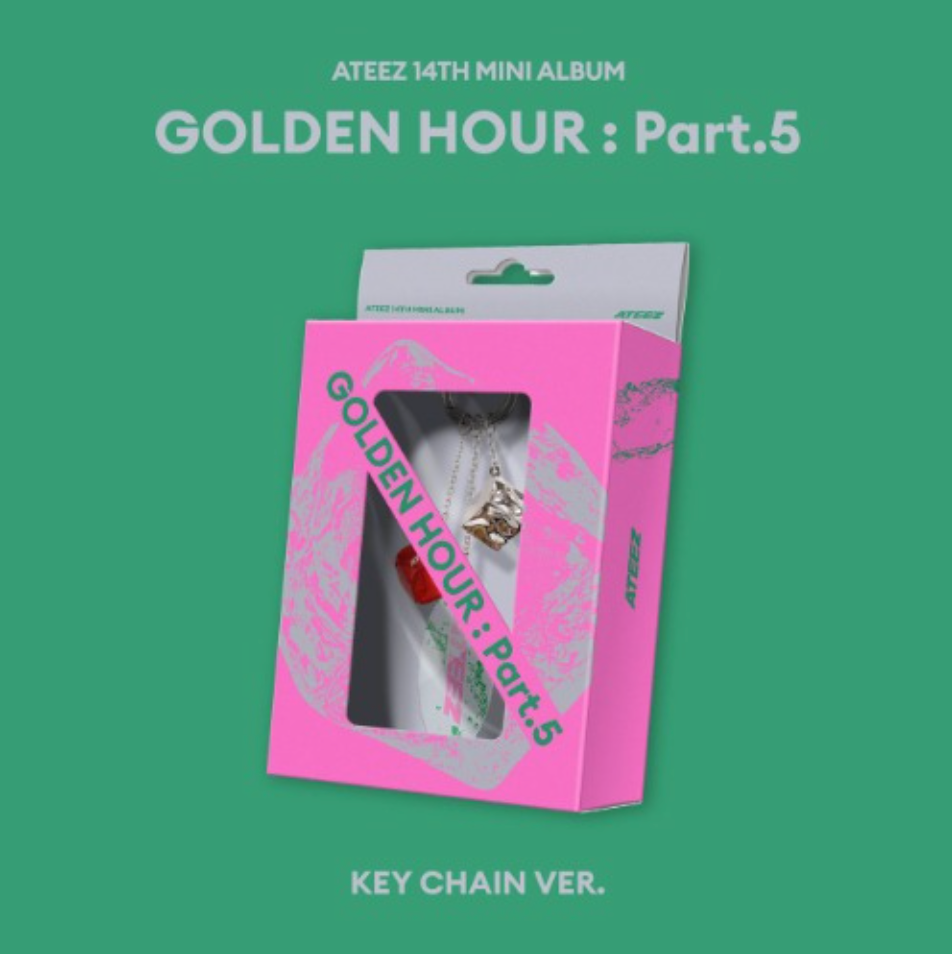 [PREORDER] ATEEZ 14th Mini Album 'GOLDEN HOUR : Part.5' (KEY CHAIN Ver.)