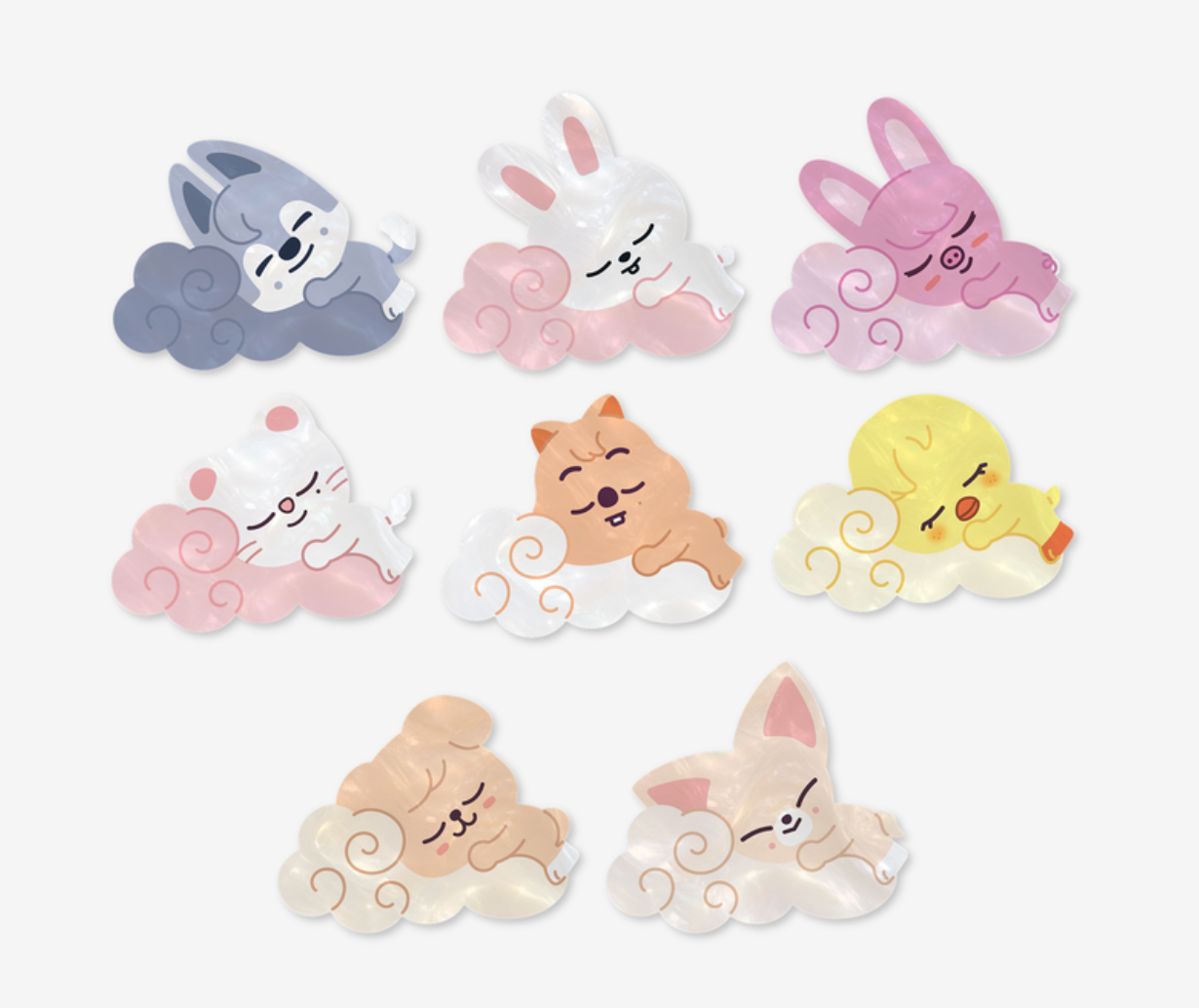 [PREORDER] STRAY KIDS 'RUN IT' WORLD TOUR OFFICIAL MD - SKZOO ACRYLIC HAIR CLIP