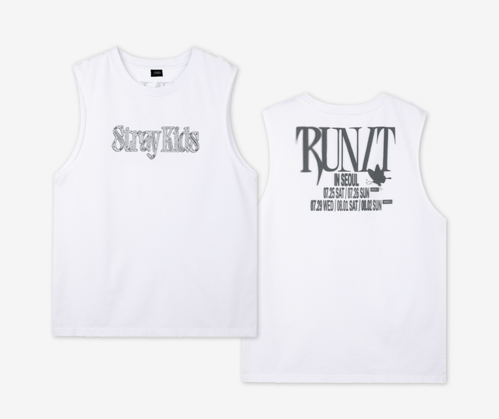 [PREORDER] STRAY KIDS 'RUN IT' WORLD TOUR OFFICIAL MD - SLEEVELESS TOP