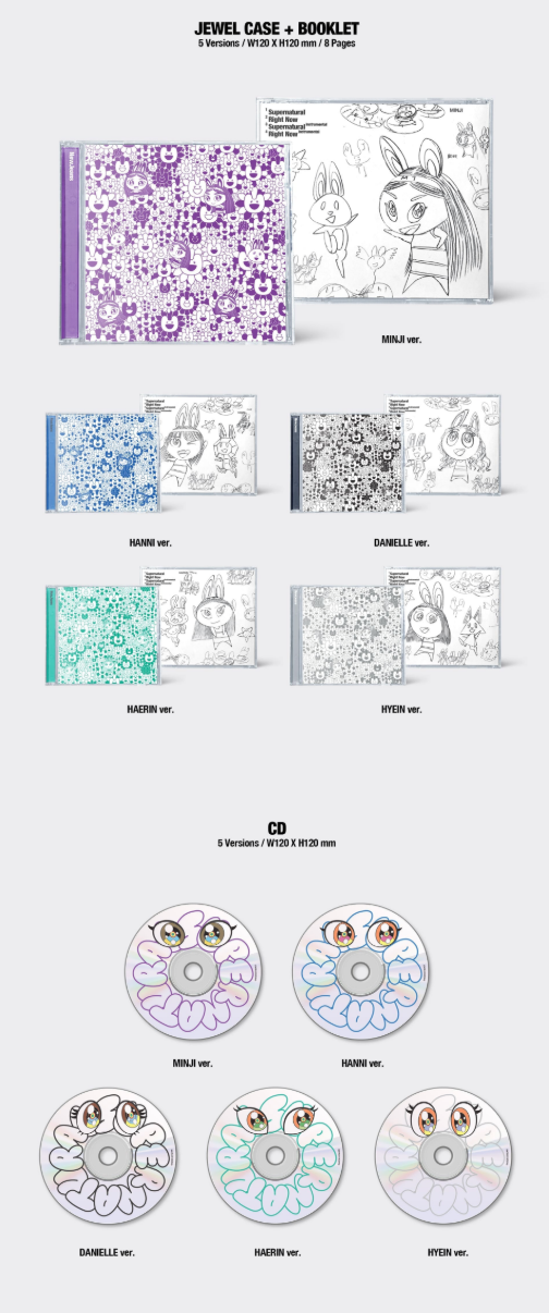 NewJeans 'Supernatural' (NJ X MURAKAMI Cross Bag Ver.)