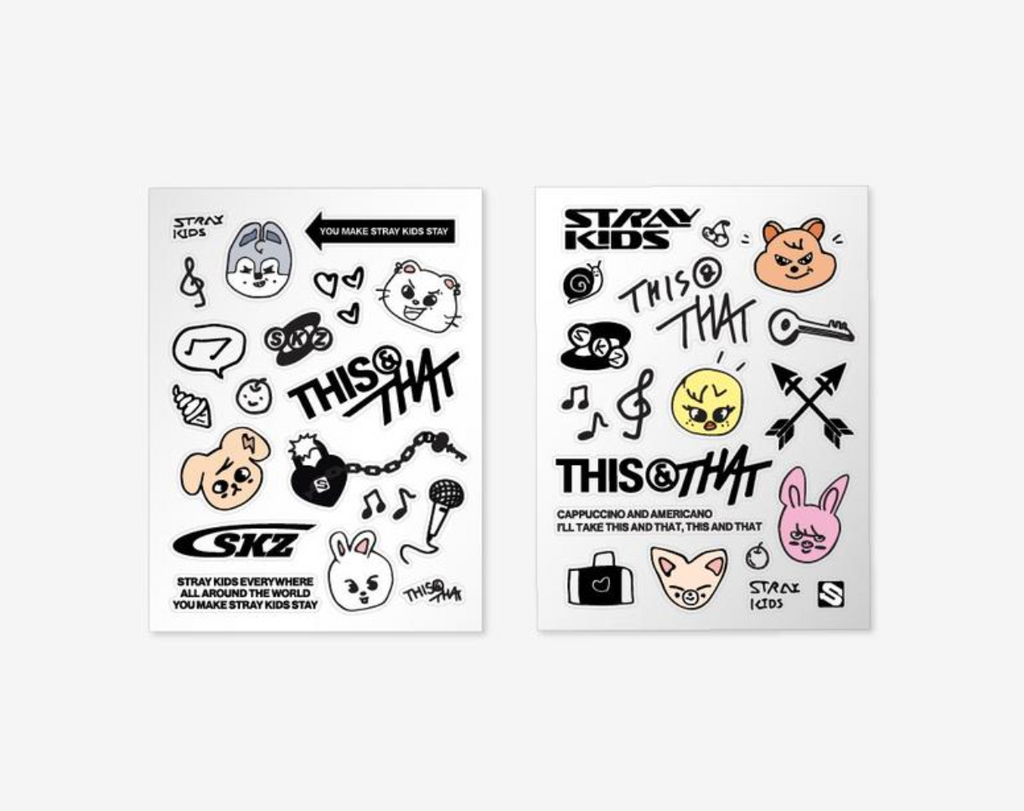 [PREORDER] STRAY KIDS ‘THIS & THAT’ POP-UP STORE OFFICIAL MD – TATTOO STICKER