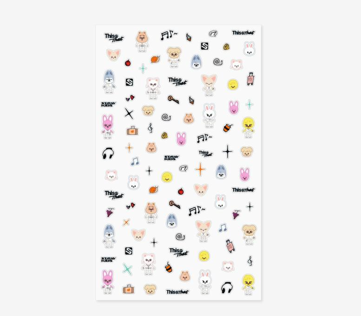 [PREORDER] STRAY KIDS ‘THIS & THAT’ POP-UP STORE OFFICIAL MD – SKZOO MICRO STICKER