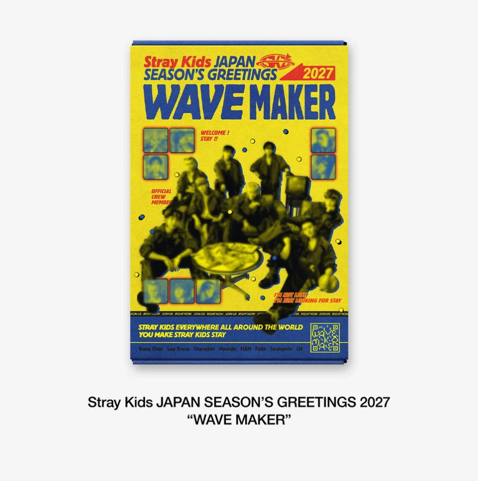 [PREORDER] Stray Kids JAPAN SEASON’S GREETINGS 2027 “WAVE MAKER”