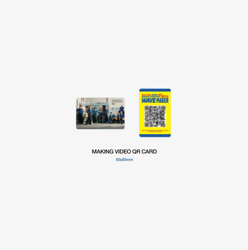 [PREORDER] Stray Kids JAPAN SEASON’S GREETINGS 2027 “WAVE MAKER”