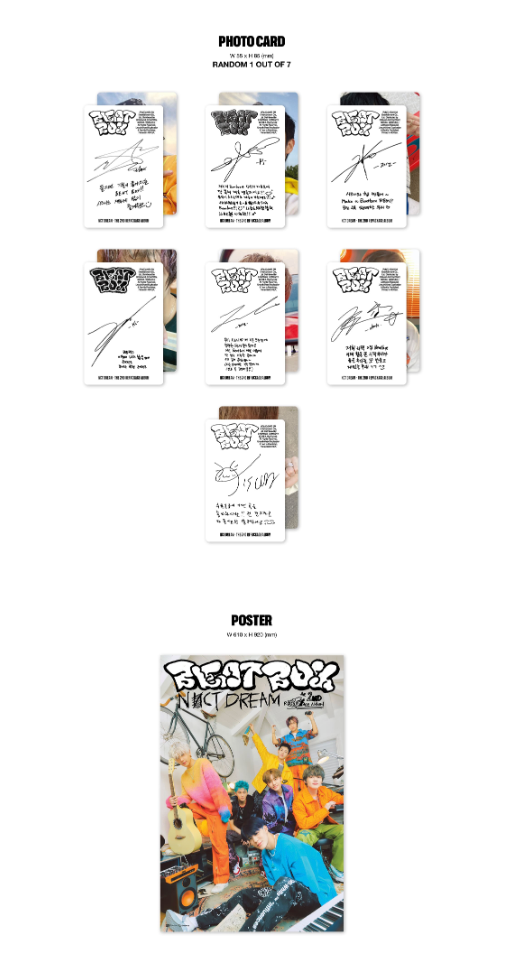 NCT DREAM 2nd Repackage Album 'Beatbox' (Digipack Ver.)