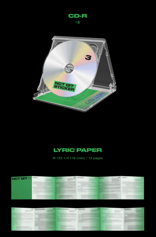NCT 127 3rd Album 'Sticker' (Jewel Case Ver.)