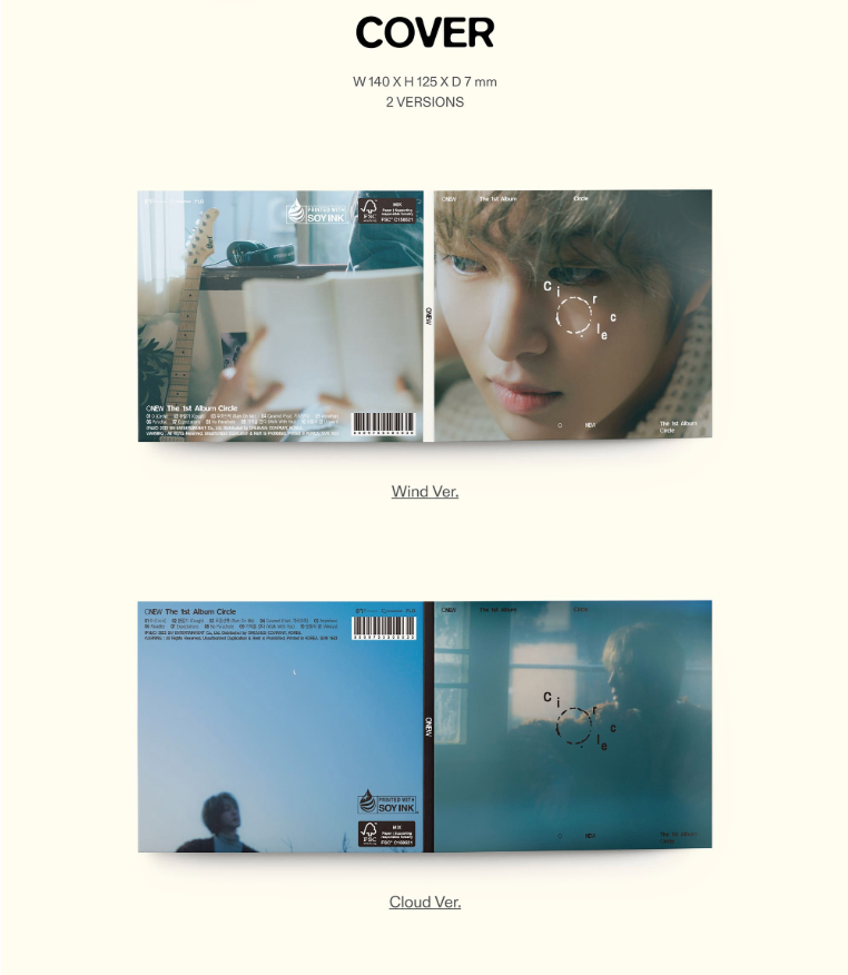 ONEW (SHINee) 1st Album 'Circle' (Digipack Ver.)