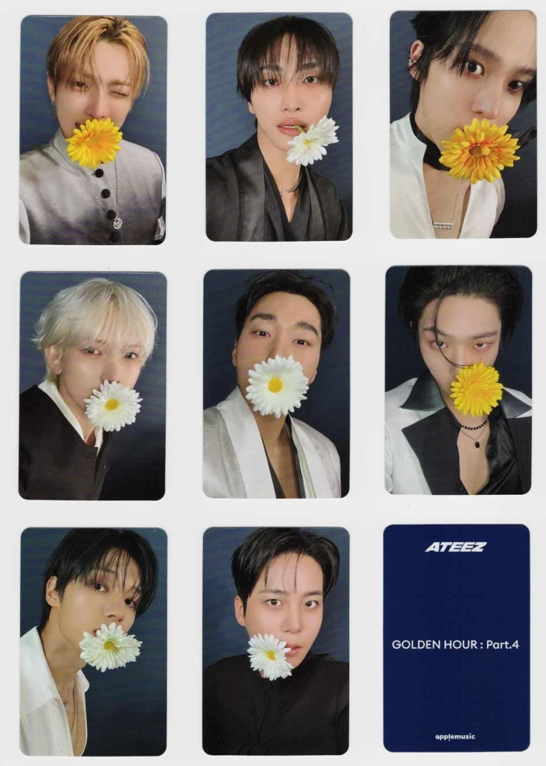 Official ATEEZ ‘GOLDEN HOUR : PART.4’ applemusic POBs