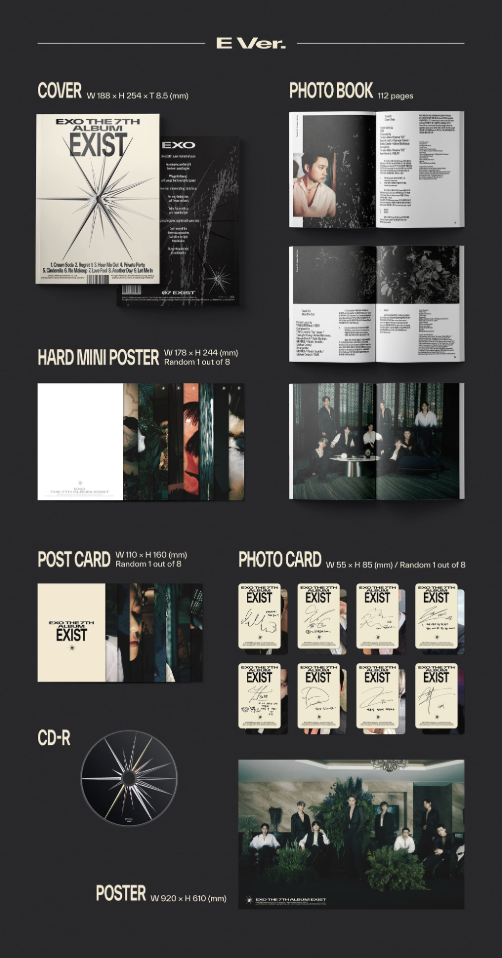EXO 7th Album 'EXIST' (Photo Book Ver.)