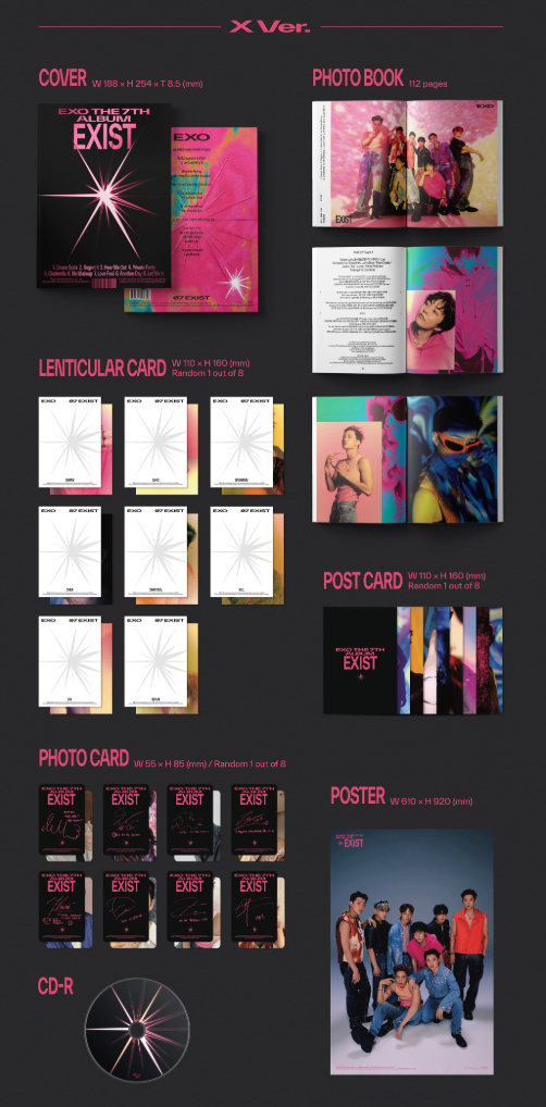 EXO 7th Album 'EXIST' (Photo Book Ver.)