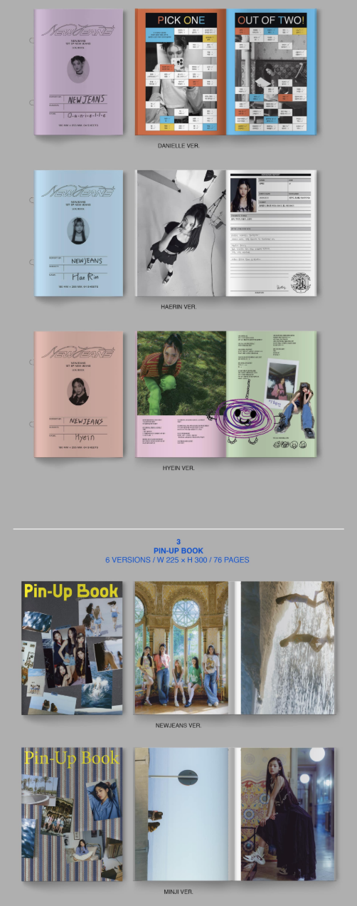 NewJeans 1st Mini Album 'New Jeans' (Bluebook Ver.)