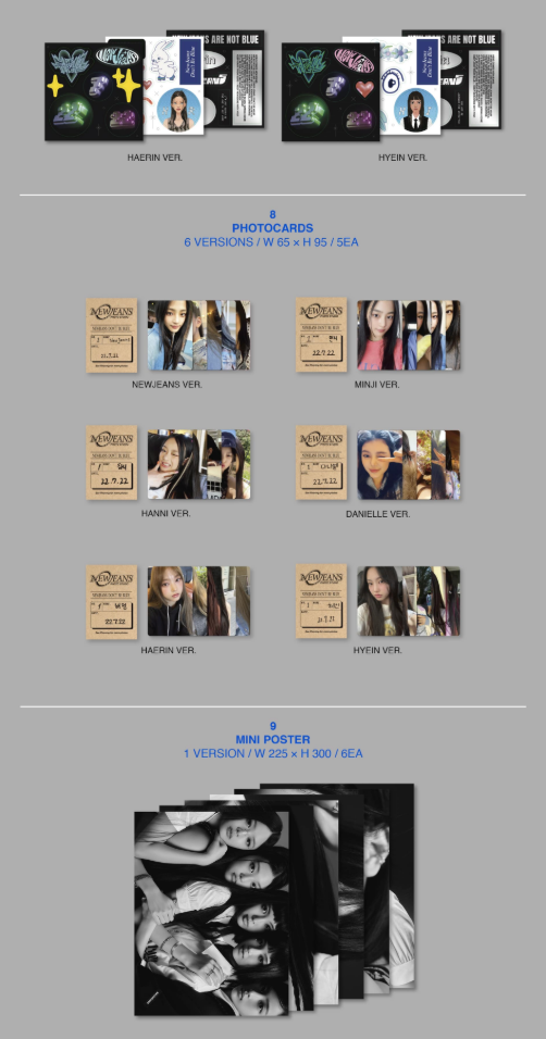 NewJeans 1st Mini Album 'New Jeans' (Bluebook Ver.)