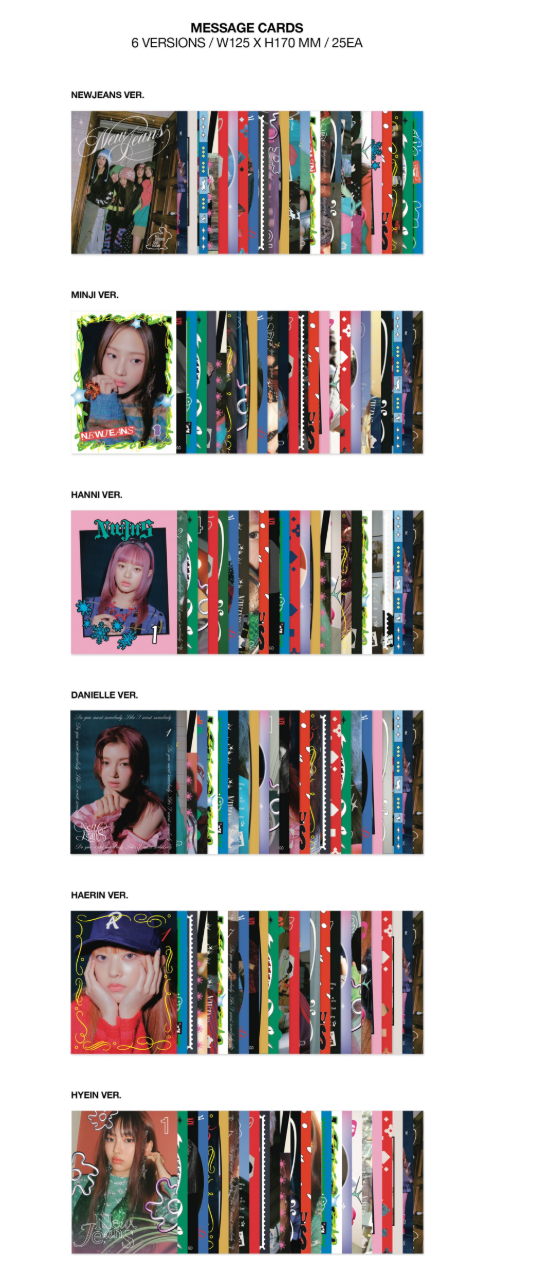 NewJeans - OMG Album (Message Card ver.)