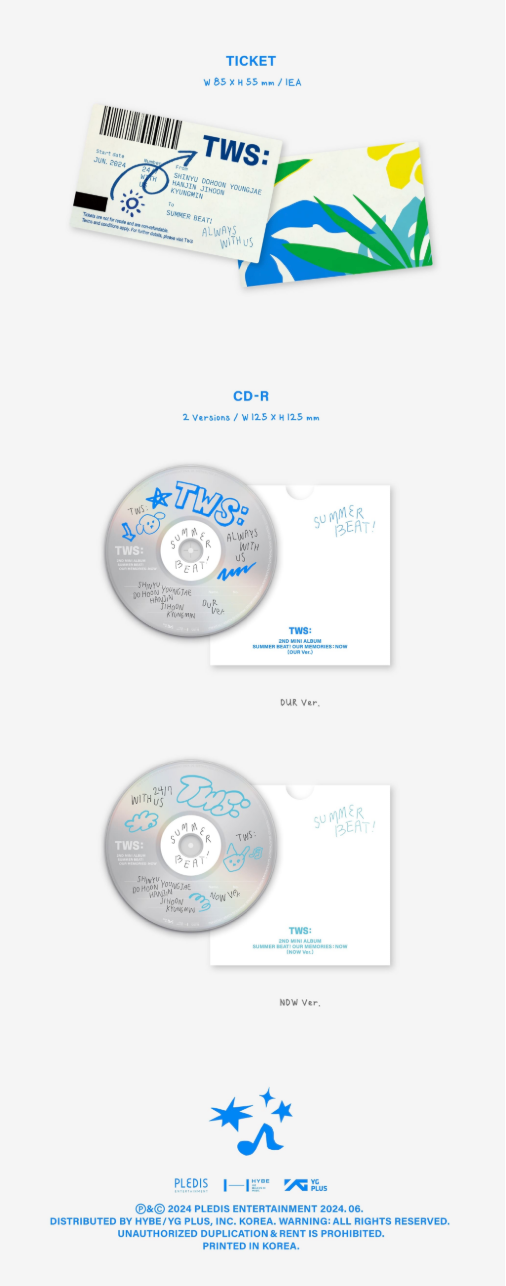 TWS 2nd Mini Album 'SUMMER BEAT!'