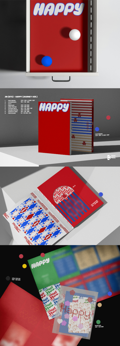 JIN 1st Mini Album 'HAPPY'