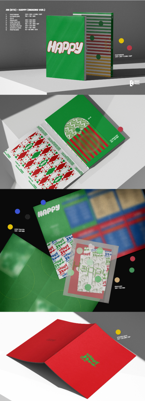 JIN 1st Mini Album 'HAPPY'