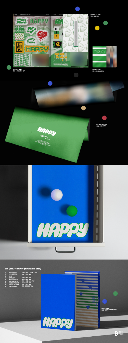JIN 1st Mini Album 'HAPPY'
