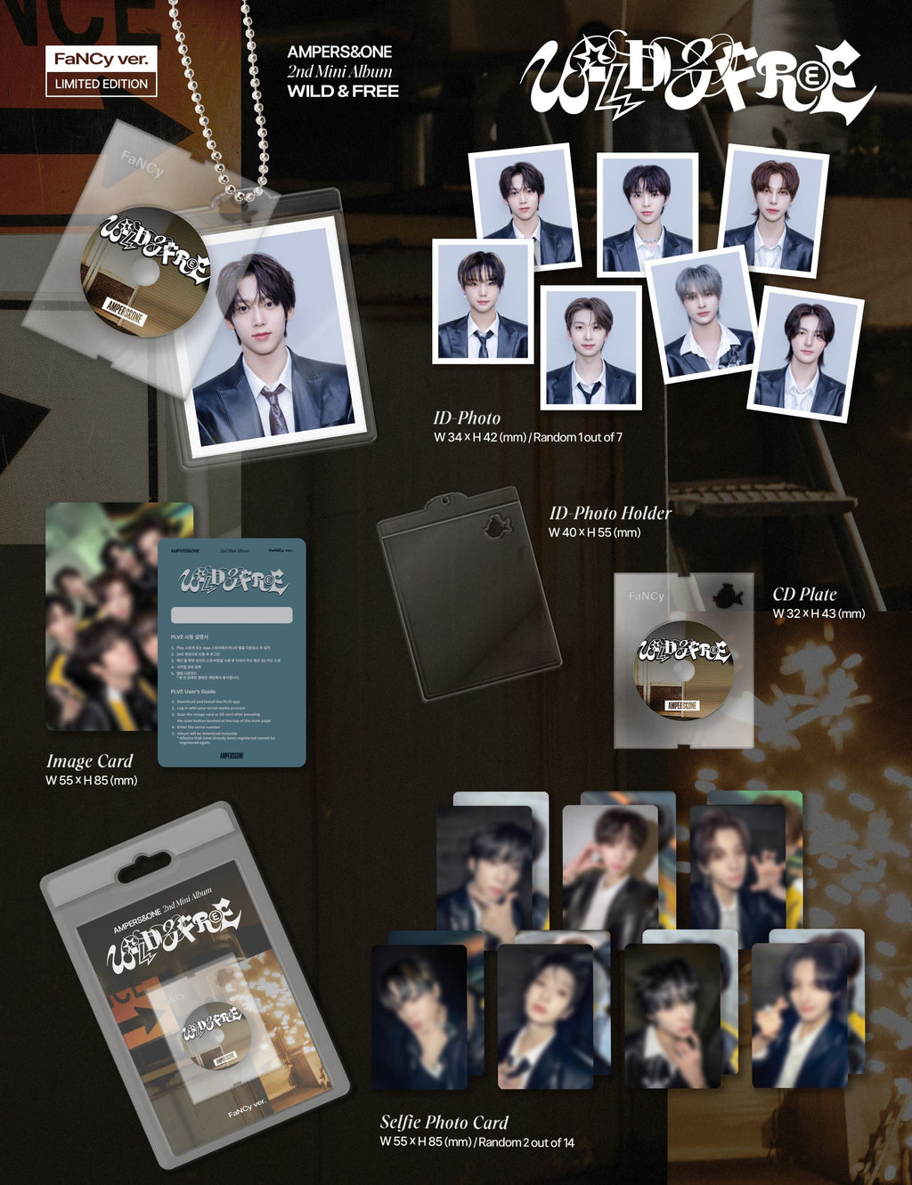 AMPERS&ONE 2nd Mini Album 'WILD & FREE' (FaNCy Ver.) (LIMITED EDITION)