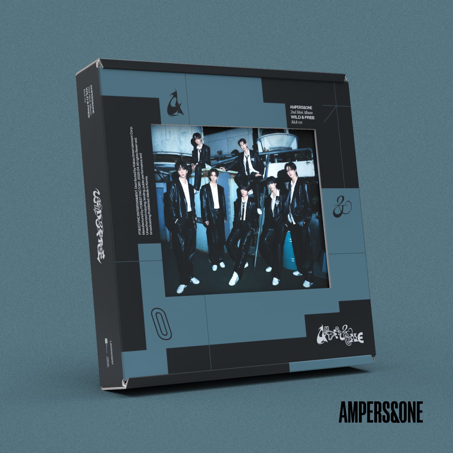 AMPERS&ONE 2nd Mini Album 'WILD & FREE' (Kick Ver.)