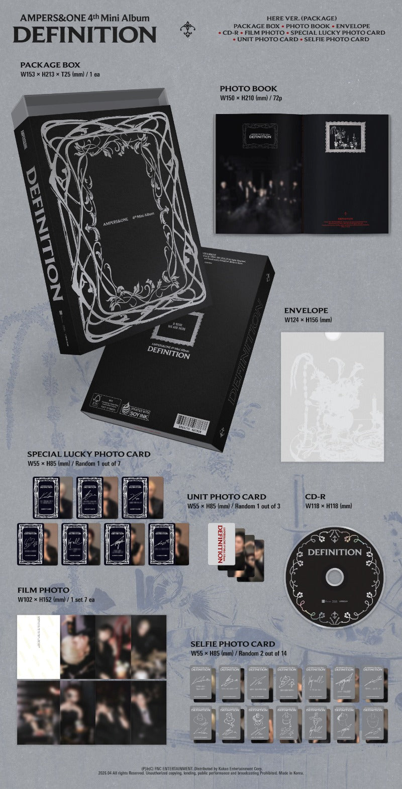 AMPERS&ONE 4th Mini Album 'DEFINITION' (HERE Ver.)