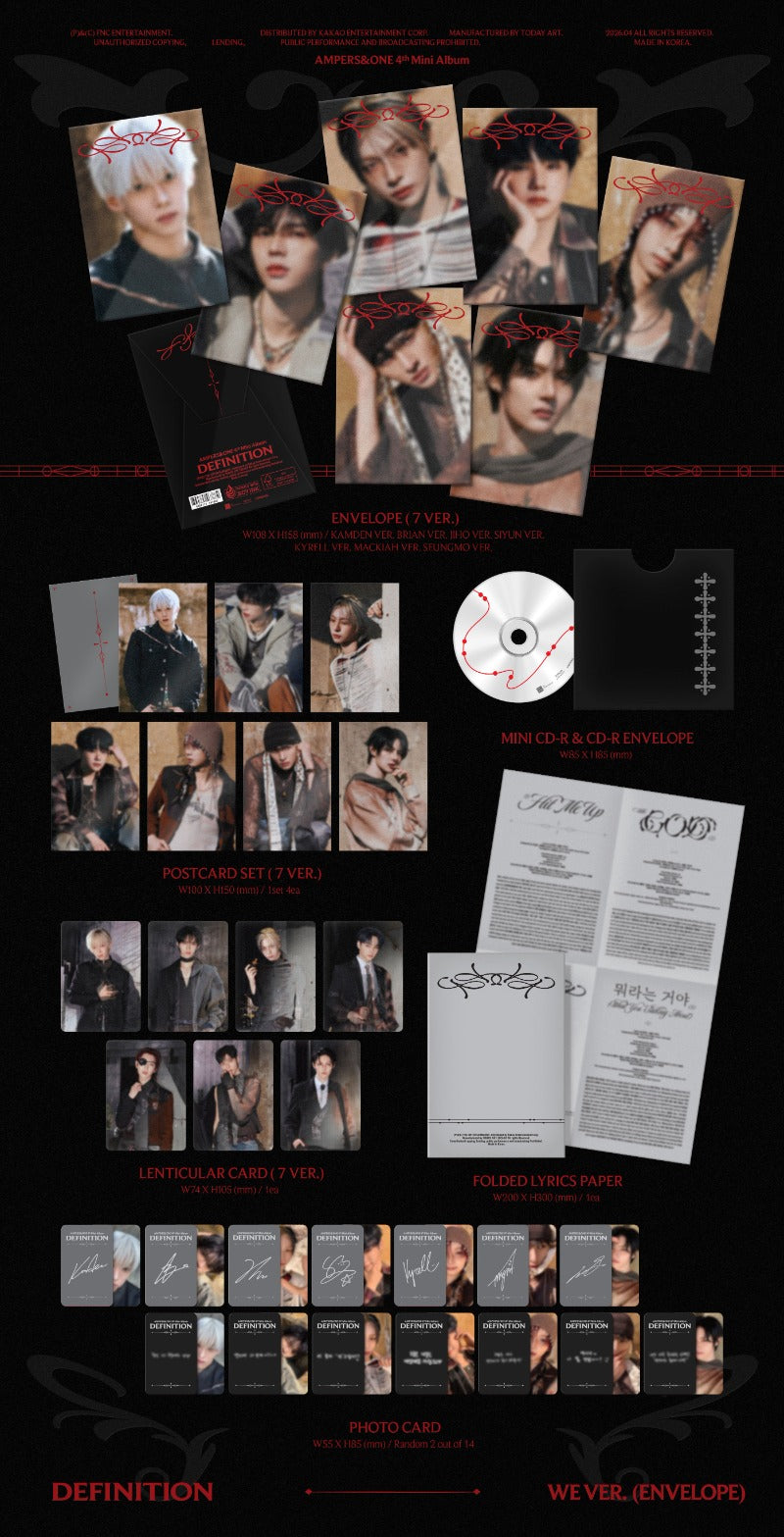 AMPERS&ONE 4th Mini Album 'DEFINITION' (WE Ver.)