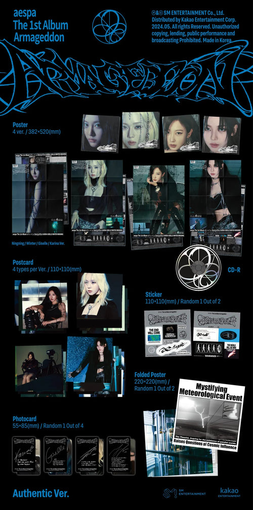 aespa 1st Full Album 'Armageddon' (Poster Ver.)