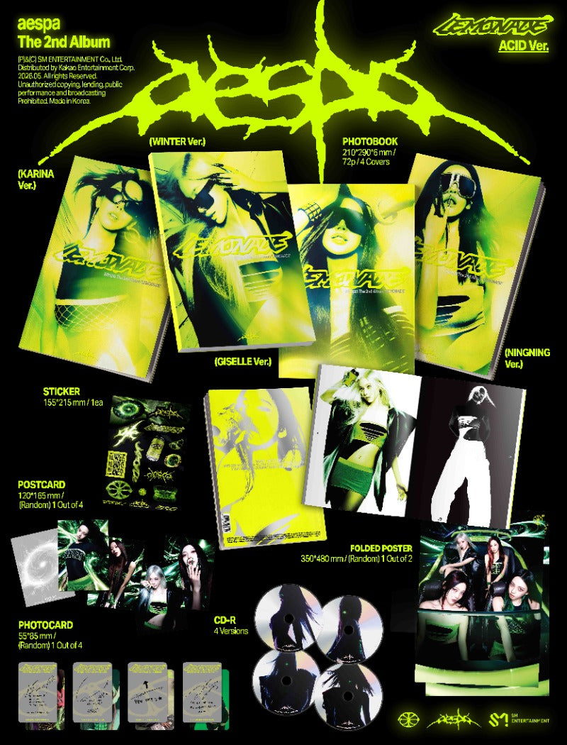 aespa 2nd Full Album 'LEMONADE' (ACID Ver.)