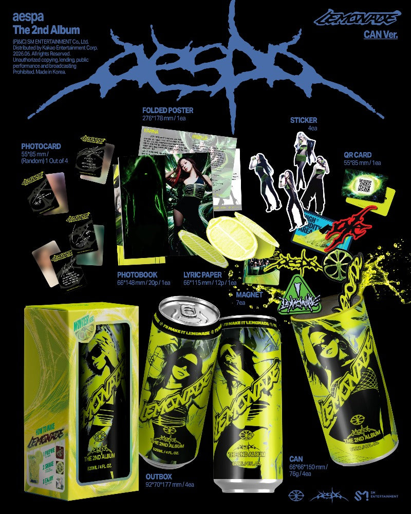 aespa 2nd Full Album 'LEMONADE' (CAN Ver.)