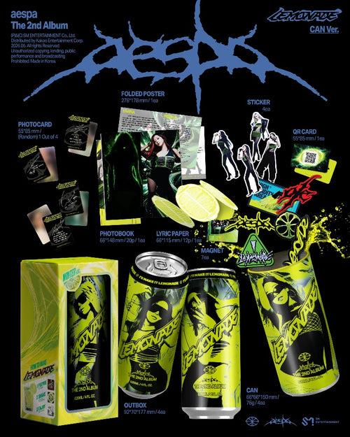 aespa 2nd Full Album 'LEMONADE' (CAN Ver.)