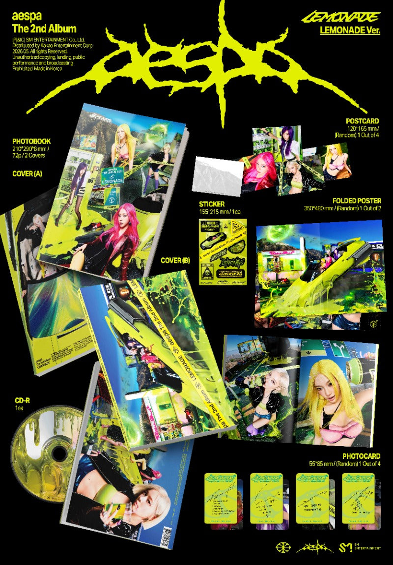 aespa 2nd Album 'LEMONADE' (LEMONADE Ver.)