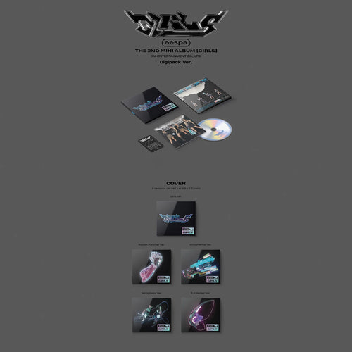 aespa 2nd Mini Album 'Girls' (Digipack Ver.)