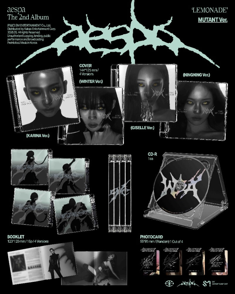 aespa 2nd Full Album 'LEMONADE' (MUTANT Ver.)