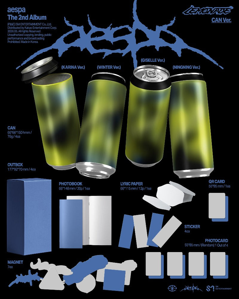 [PREORDER] aespa 2nd Full Album 'LEMONADE' (CAN Ver.)