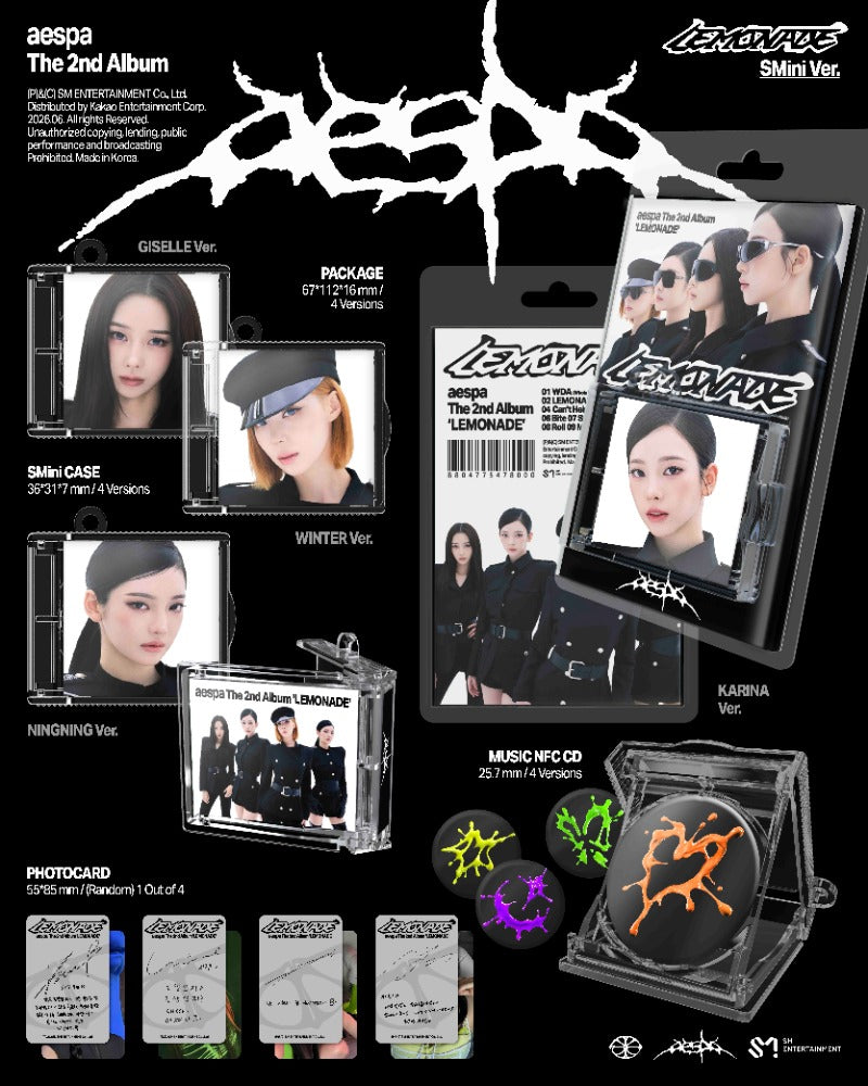 aespa 2nd Full Album 'LEMONADE' (SMini Ver.)
