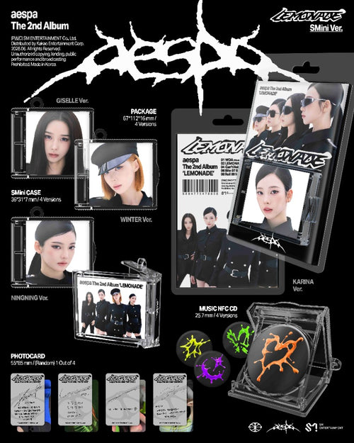 aespa 2nd Full Album 'LEMONADE' (SMini Ver.)